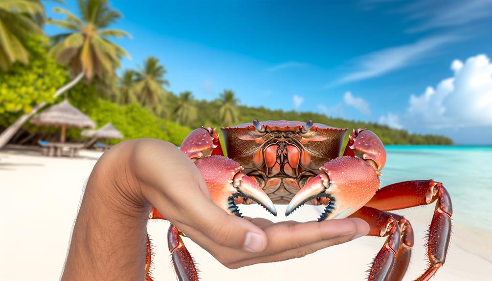 coconut crab finger danger