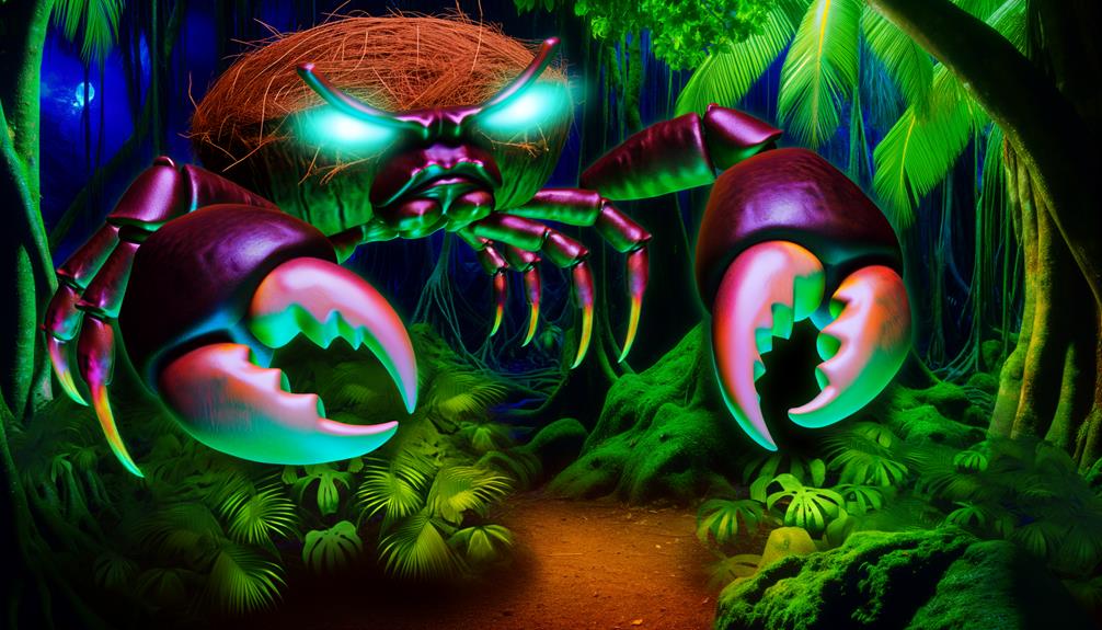 coconut crab inspired animation