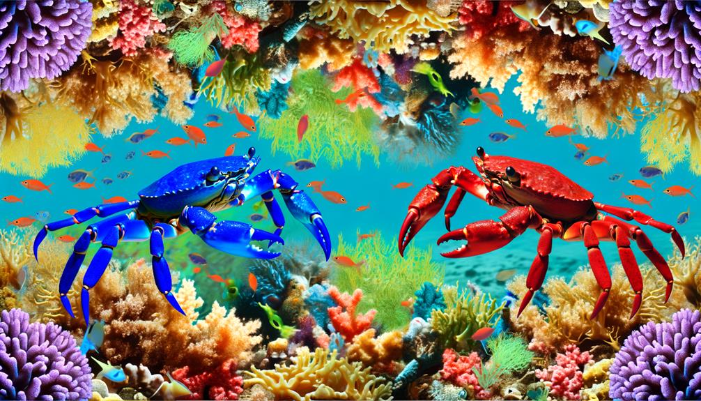 crab color showdown battle