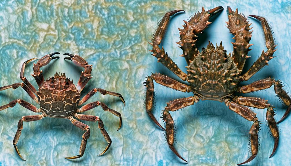 crab species comparison battle