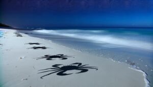 destin ghost crabs winter