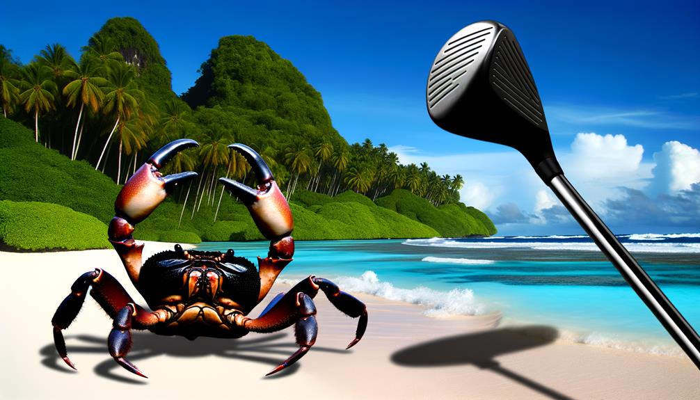 epic coconut crab battle