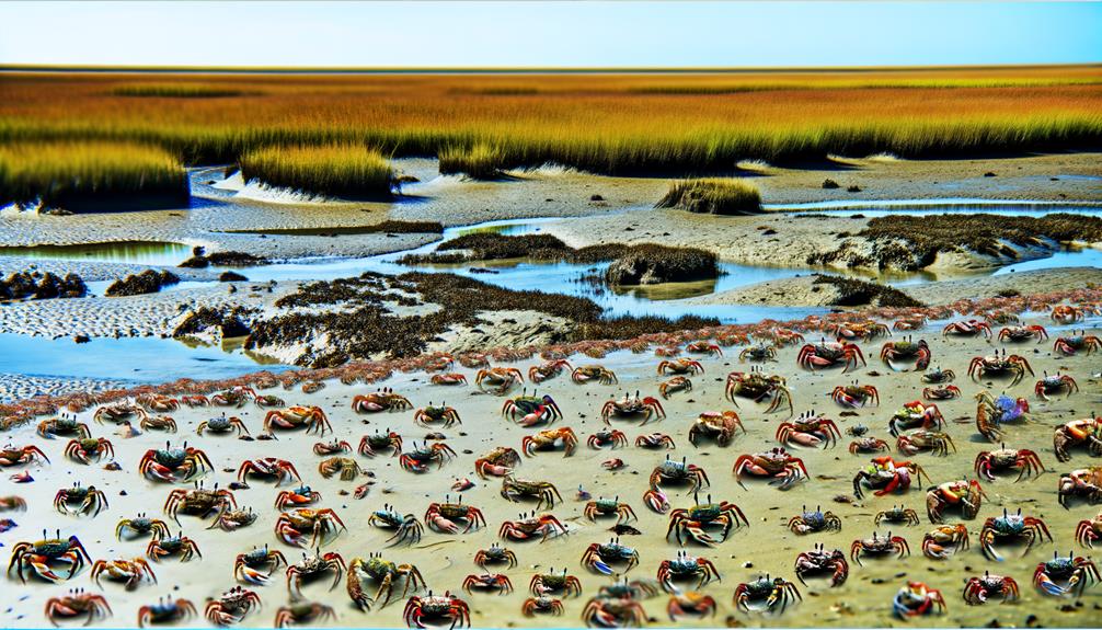 fiddler crabs are detritivores