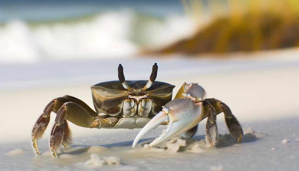 fiddler crabs have pinchers