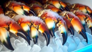 freezing stone crab claws