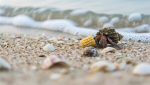 hermit crabs and corn