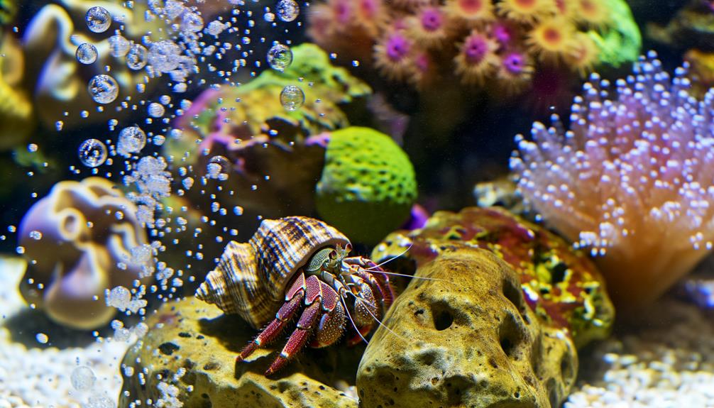 hermit crabs breathe air