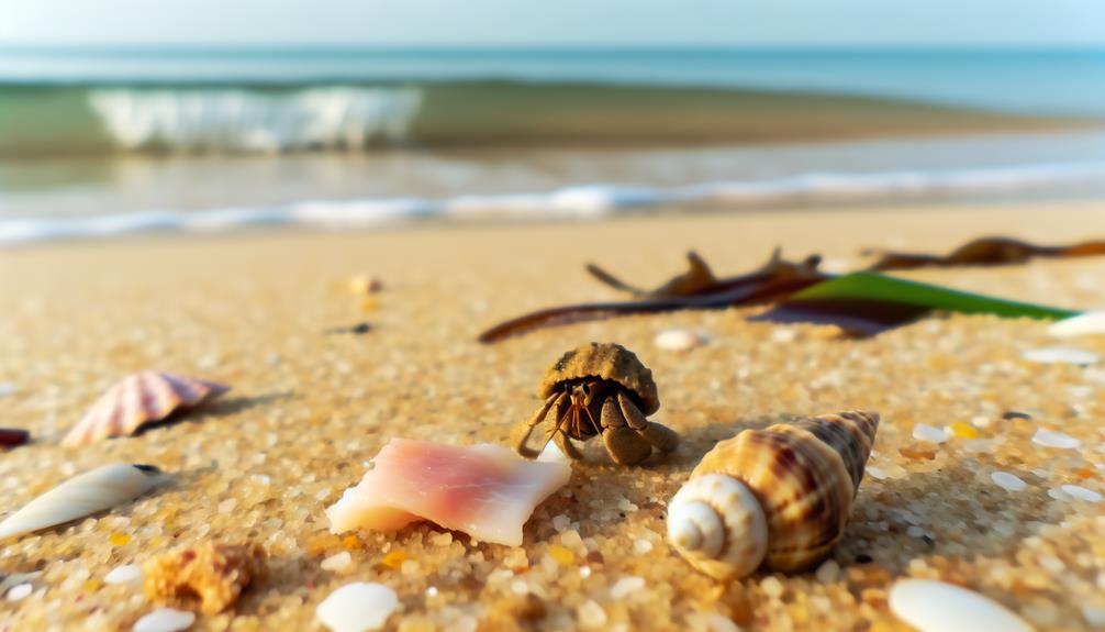 hermit crabs cannot eat chicken