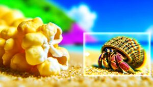 hermit crabs eat seaweed