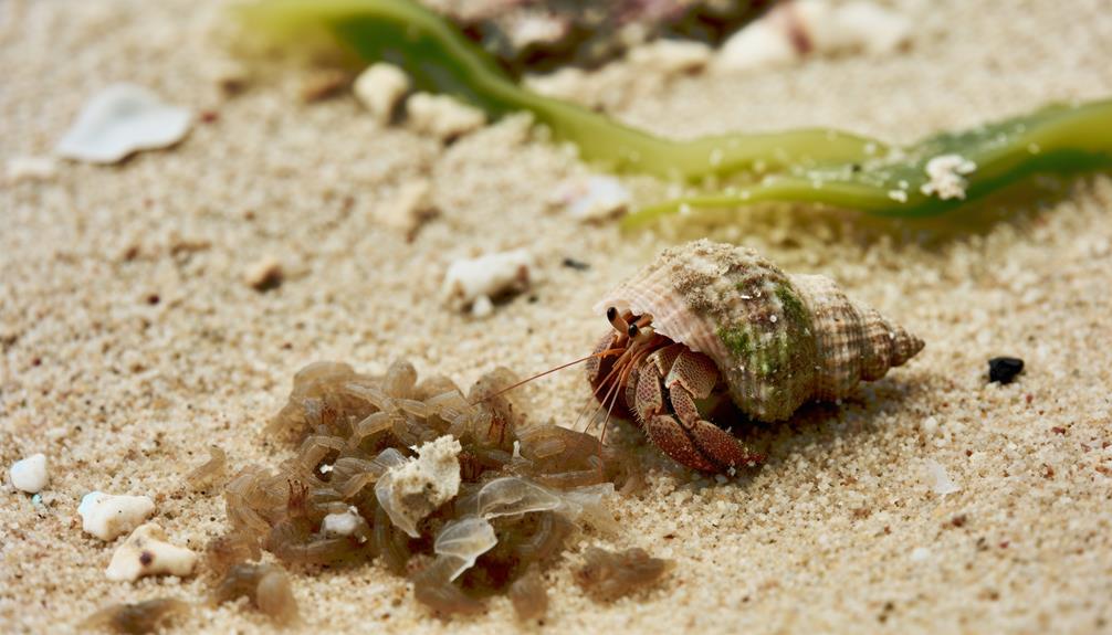 hermit crabs molting process