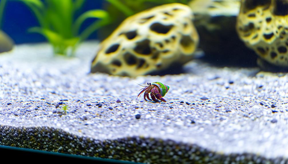 hermit crabs scale glass