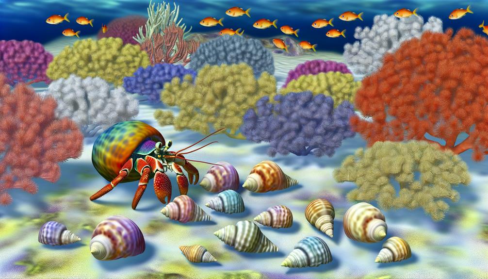 hermit crabs shell growth