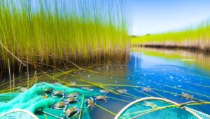 keeping female blue crabs