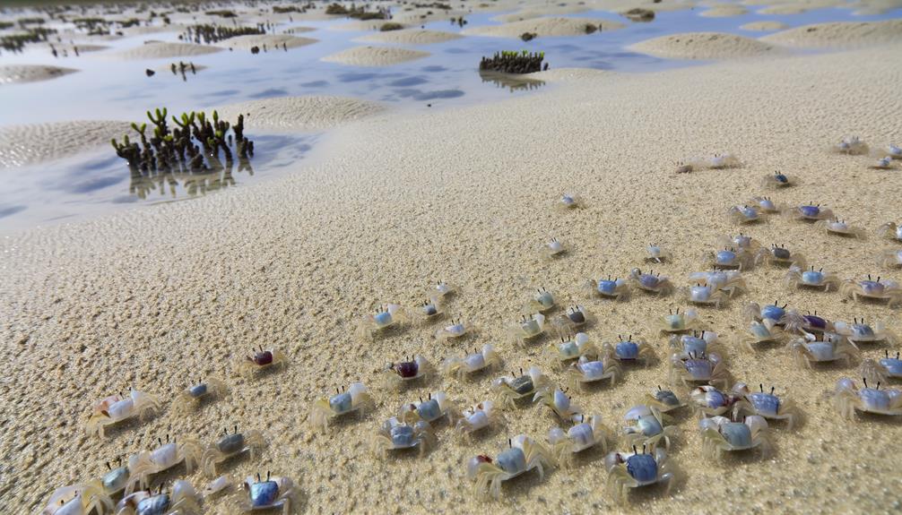 mason sand for fiddler crabs