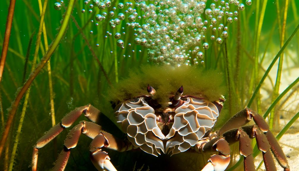 mud crabs breathe through gills