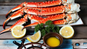 sumptuous king crab feast